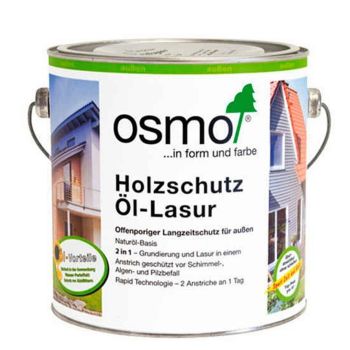 Захисна олія - лазурь для деревини Оsmo Holzschutz Ol-Lasur, 0,75 л